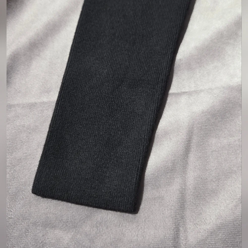 Altar’d State Black Tiered Cut Out SOFT Knit Mini Dress Womens Size Small NWT - Picture 3 of 7